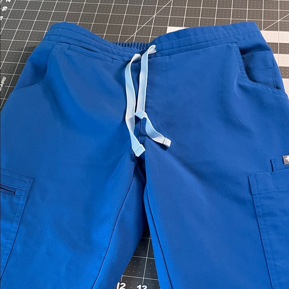 Figs Vibrant Blue Technical Collection Scrub Pants